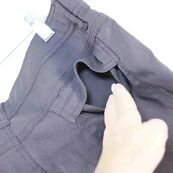 Prana Zion Gray Cargo Shorts Large x 12" inseam M3STRE110 smoke color - Picture 7 of 11